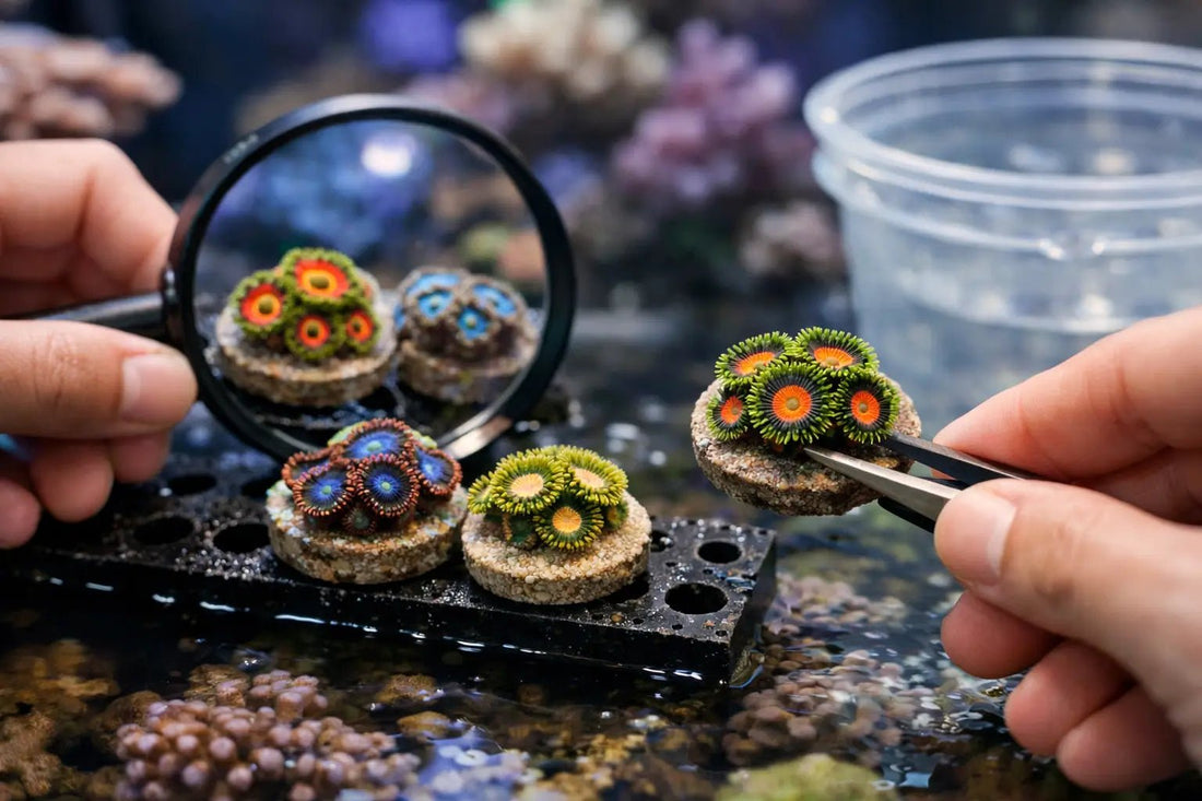 Buying WYSIWYG Zoa Frags the Smart Way - Cox Marine Creations - Homegrown Zoa’s and Frags