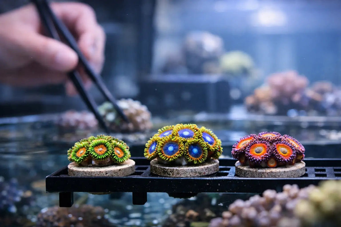 Why Aquacultured Zoanthid Frags Make Sense - Cox Marine Creations - Homegrown Zoa’s and Frags