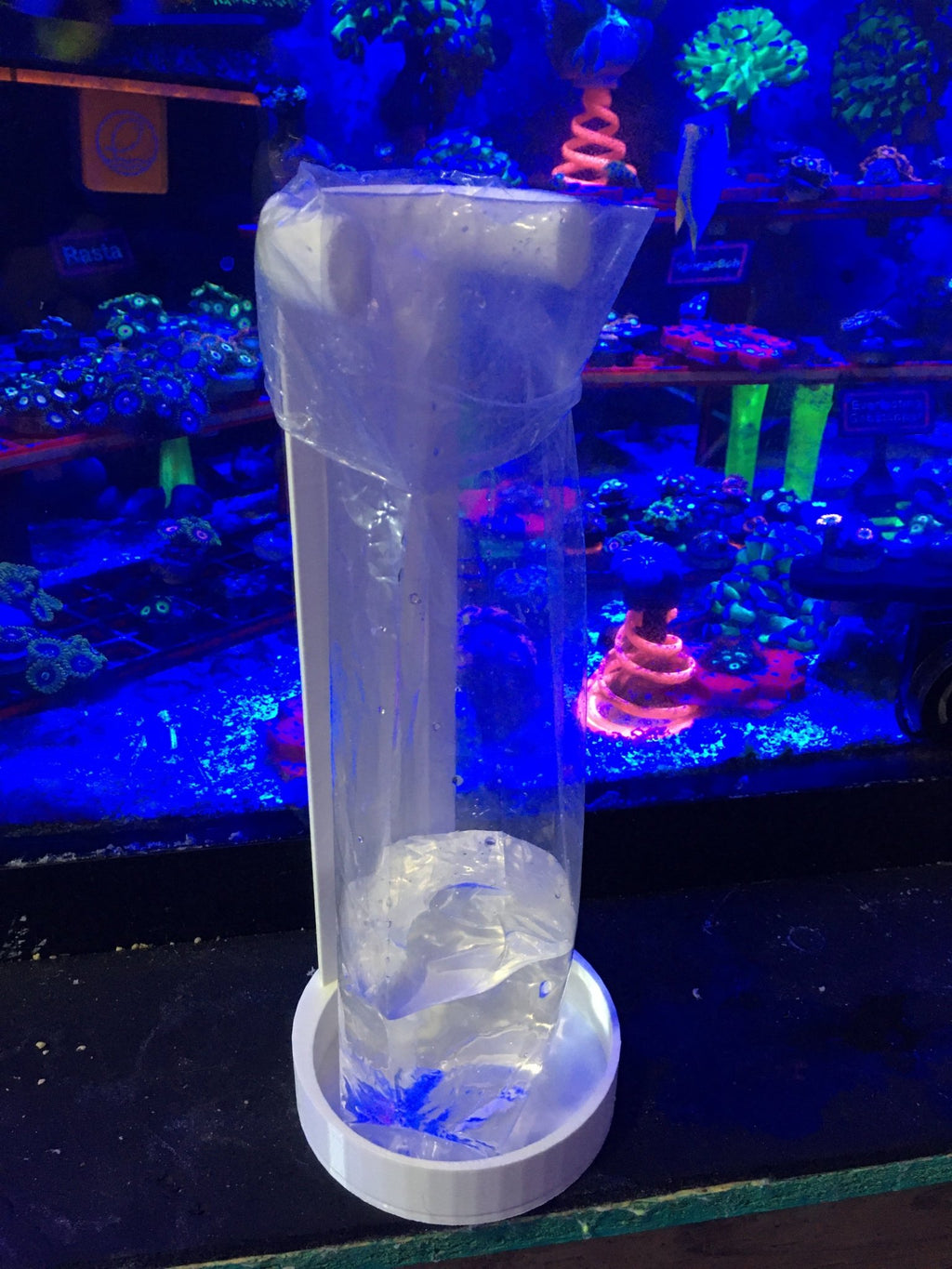 Frag Bagger – 3D Printed Coral Bag Stand - Cox Marine Creations - Homegrown Zoa’s and Frags