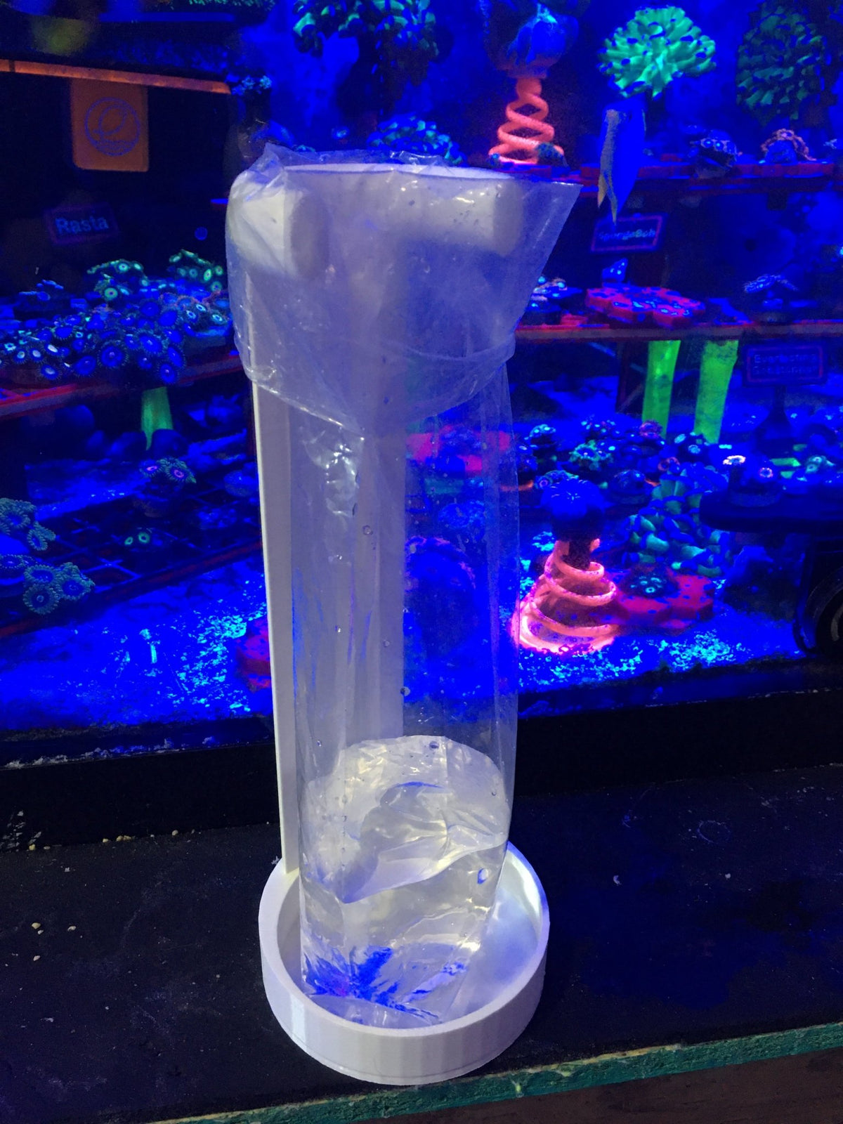 Frag Bagger – 3D Printed Coral Bag Stand - Cox Marine Creations - Homegrown Zoa’s and Frags