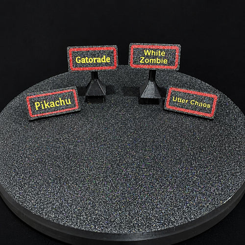 CMC Raised Name Plates